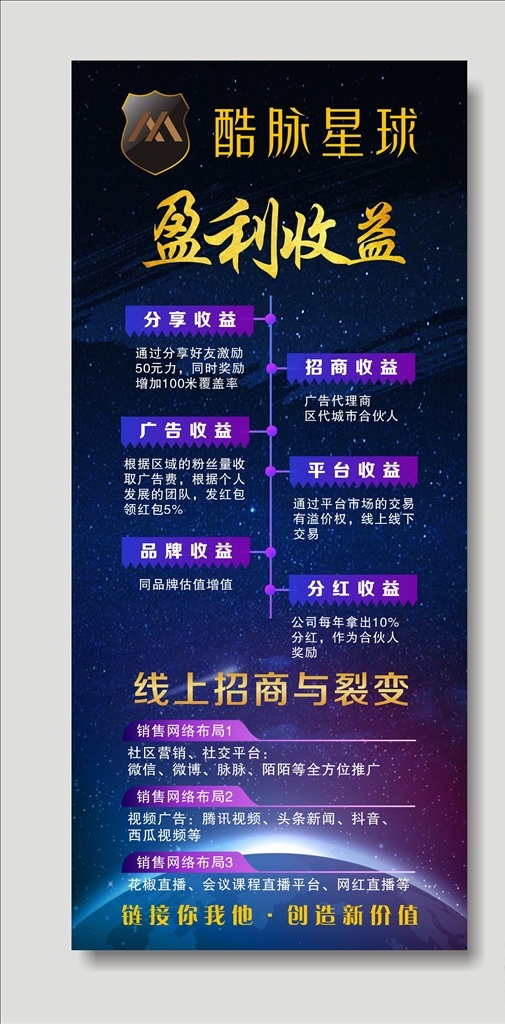 星空背景展架 星空背景 科技展架 矢量背景 绚丽背景 炫酷背景 紫色渐变背景 梦幻背景 紫色背景 poster