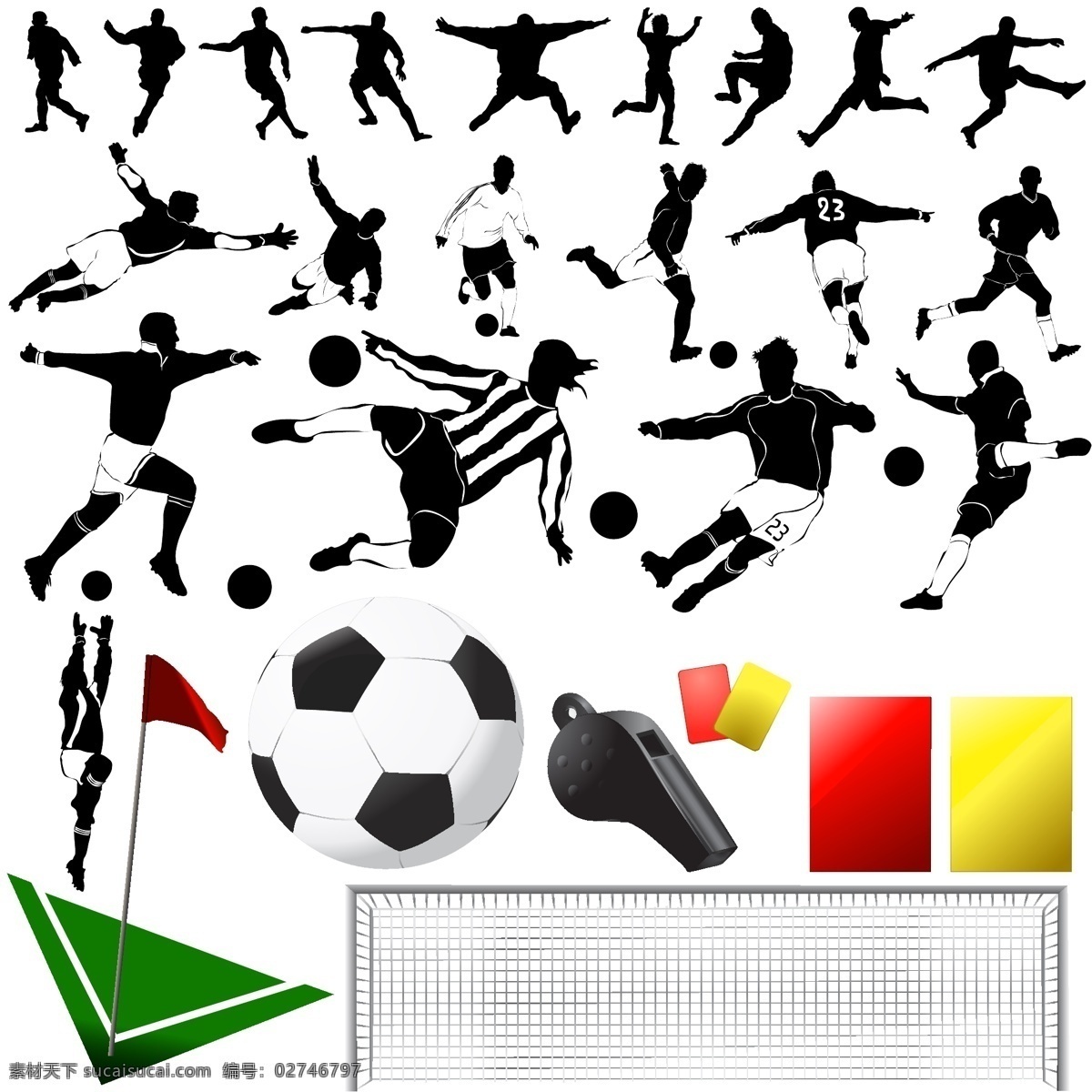 足球 运动 元素 格式 移动 艺术的载体 载体 体育运动 元 矢量图 其他矢量图