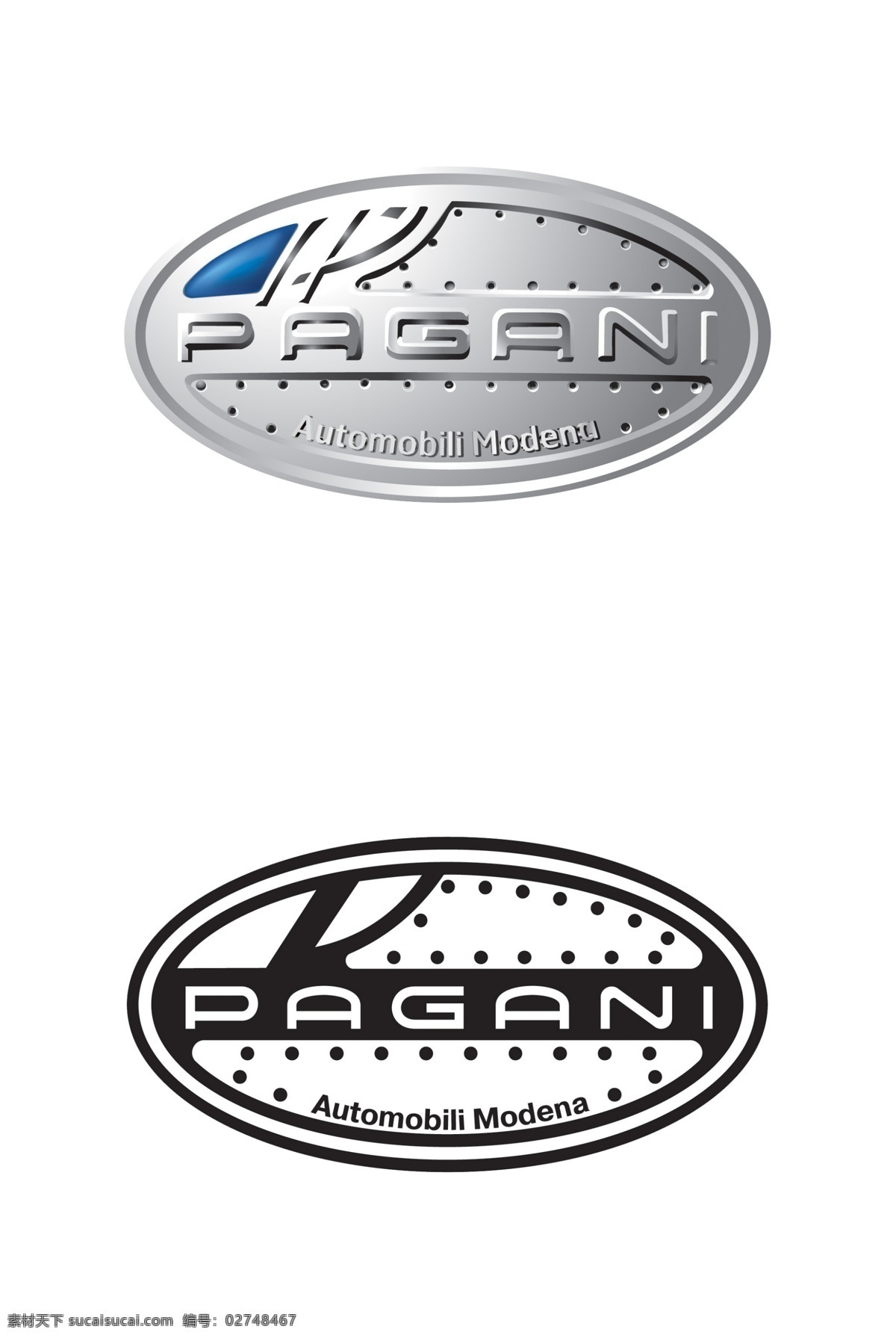 帕 加尼 高清 标志 log 帕加尼 意大利 跑车 品牌 标志设计 广告设计模板 源文件