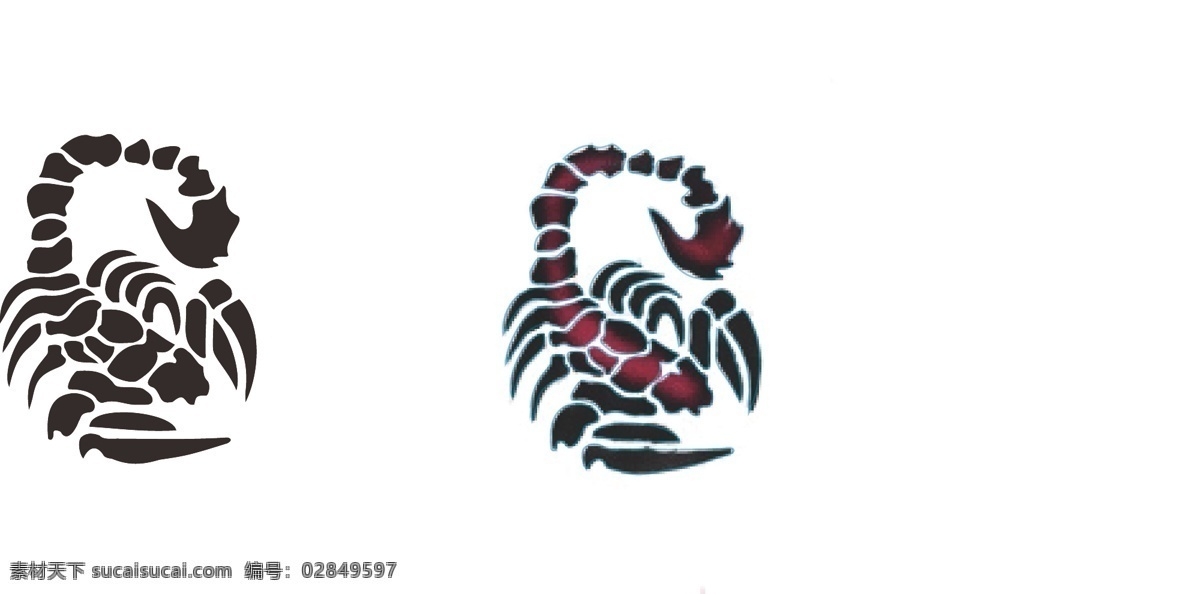 蝎子图案 图案 蝎子