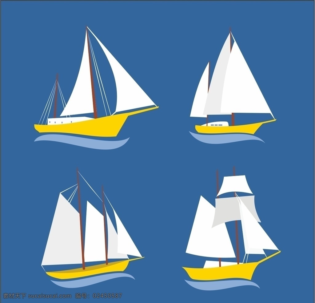 帆船图片 帆船 船 矢量 矢量素材 海上 交通