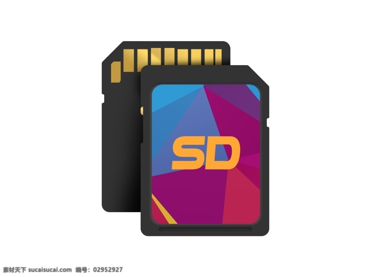 sd卡 记忆卡 手机卡 内存卡设计 内存卡图案 样机效果贴图 现代科技