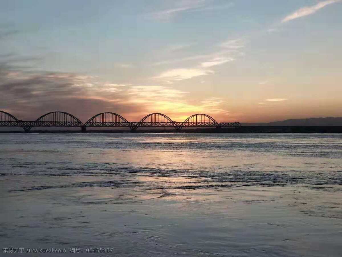 黄河落日 黄河 落日 美丽 壮观 美轮美奂 自然景观 自然风景