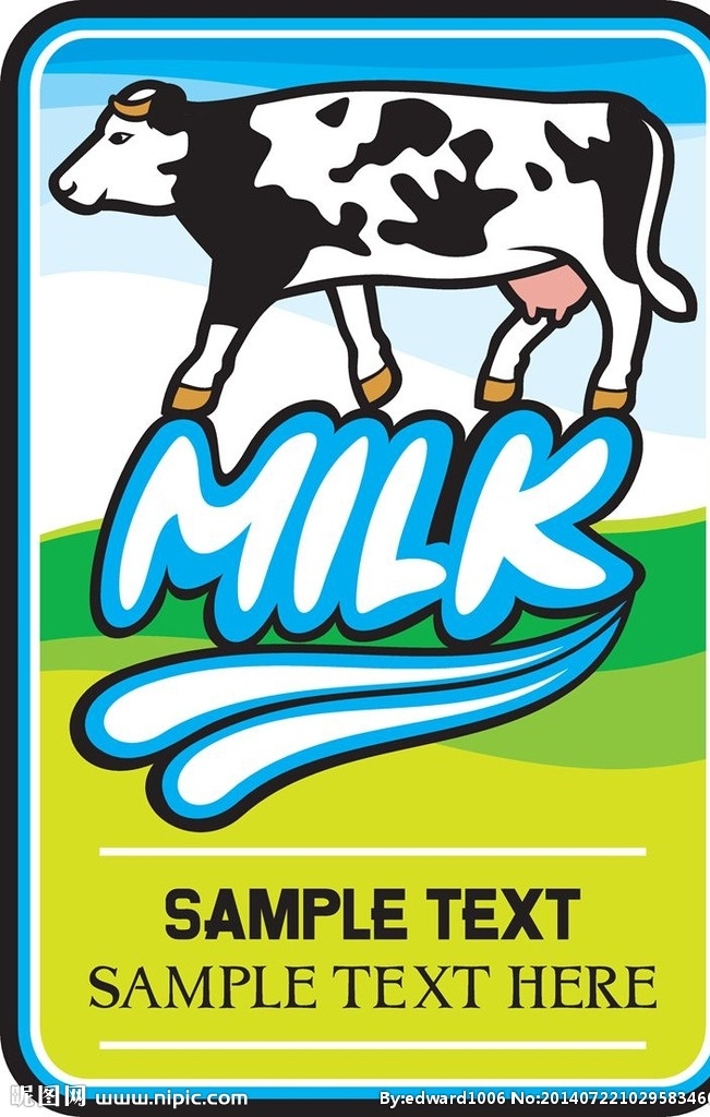 牛奶图标 牛奶 牛奶设计 牛奶标签 牛奶商标 牛奶logo 牛奶标志 抽象设计 卡通背景 矢量设计 卡通设计 艺术设计 餐饮美食 生活百科