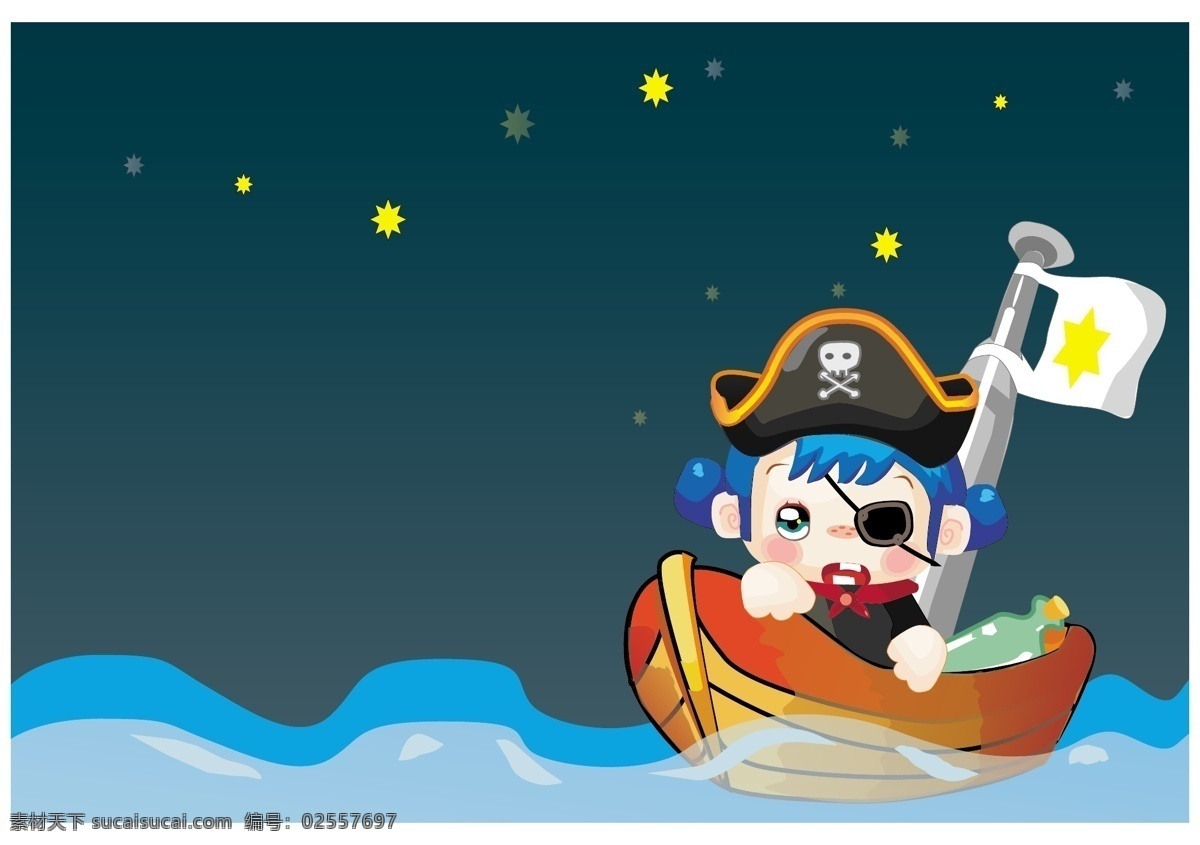 海盗 海贼王 矢量图 海贼 航海 海盗船 卡通 卡通设计