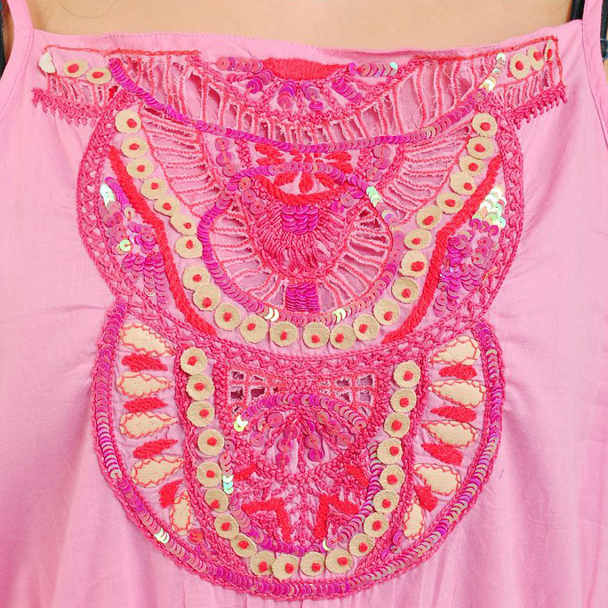钉珠 亮片 花纹 免费素材 面料图库 服装图案 粉色