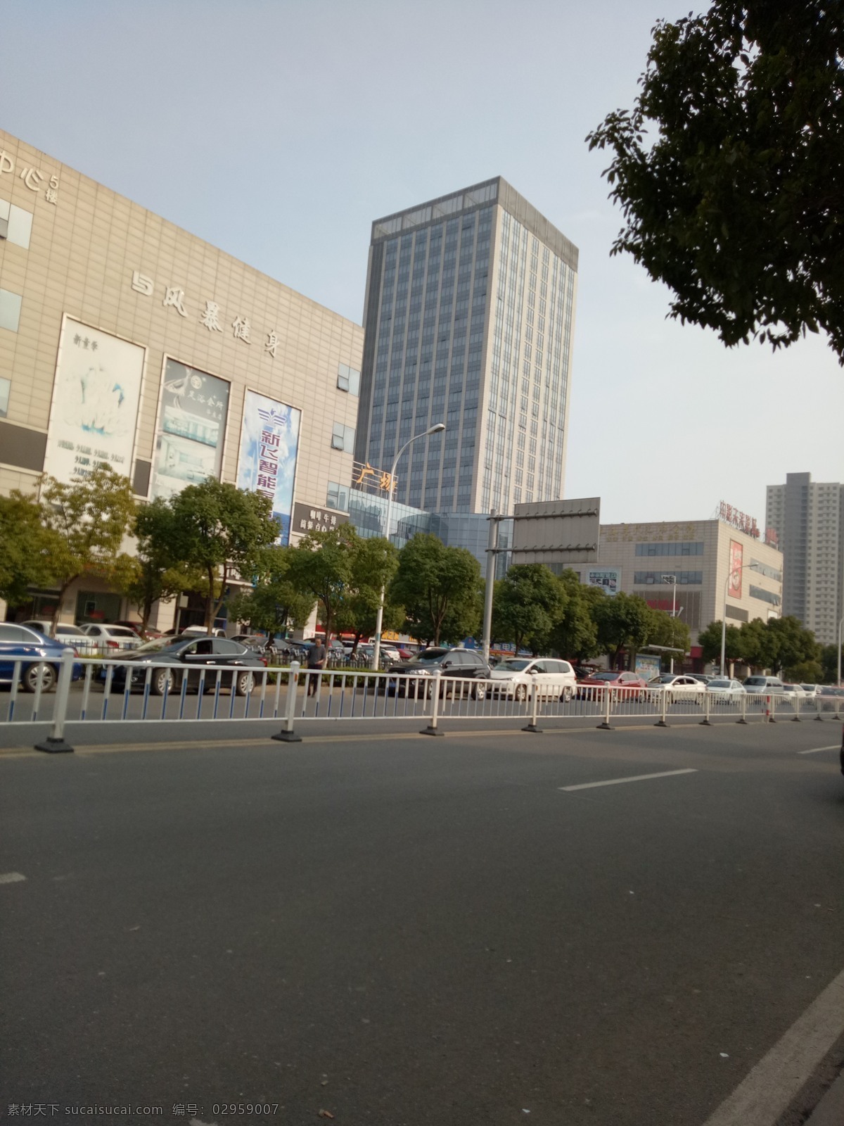 街景 马路风景 建筑风景 商场 树木 自然景观 自然风景