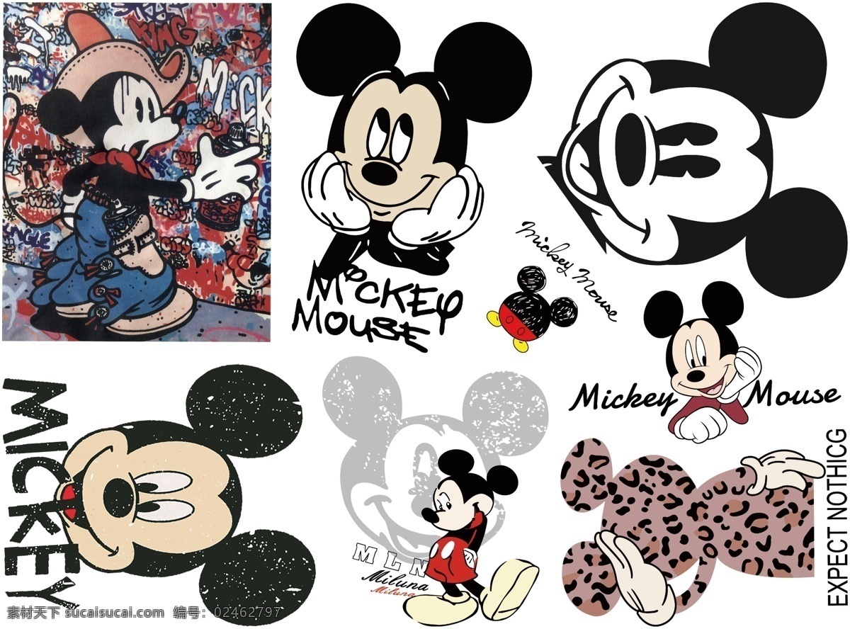 米老鼠 卡通 经典 米奇系列 标志图标 网页小图标