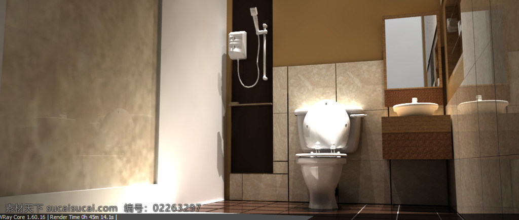 浴室免费下载 浴室 3d模型素材 其他3d模型