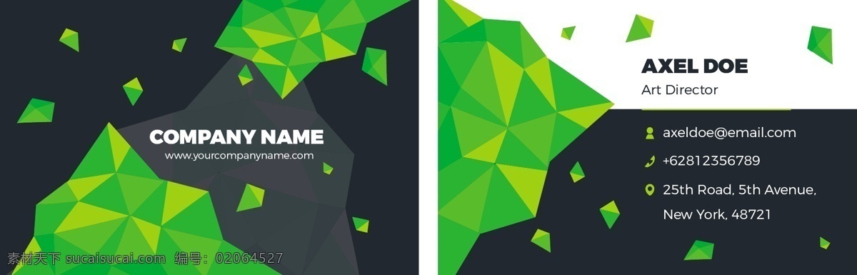 绿色 几何图形 名片 商标 商务 抽象 卡片 模板 几何 办公室 形状 颜色 展示 文具 公司 抽象标志 企业形象 品牌 现代