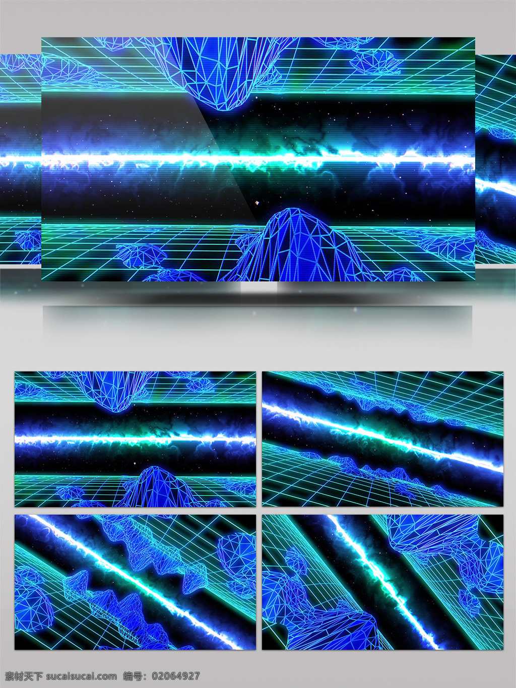 蓝光 绚丽 视频 网格蓝色 线条网格兰 生活抽象 画面意境 动态抽象 高清视频素材 特效视频素材