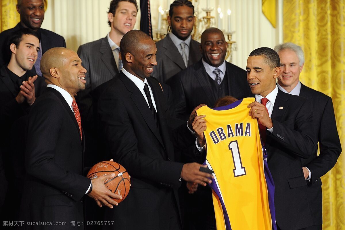 奥巴马与科比 奥巴马 美国总统 篮球明星 科比 布莱恩特 洛杉矶湖人队 接见 总 冠军 球队 各国 领袖 篮球 明星偶像 人物图库