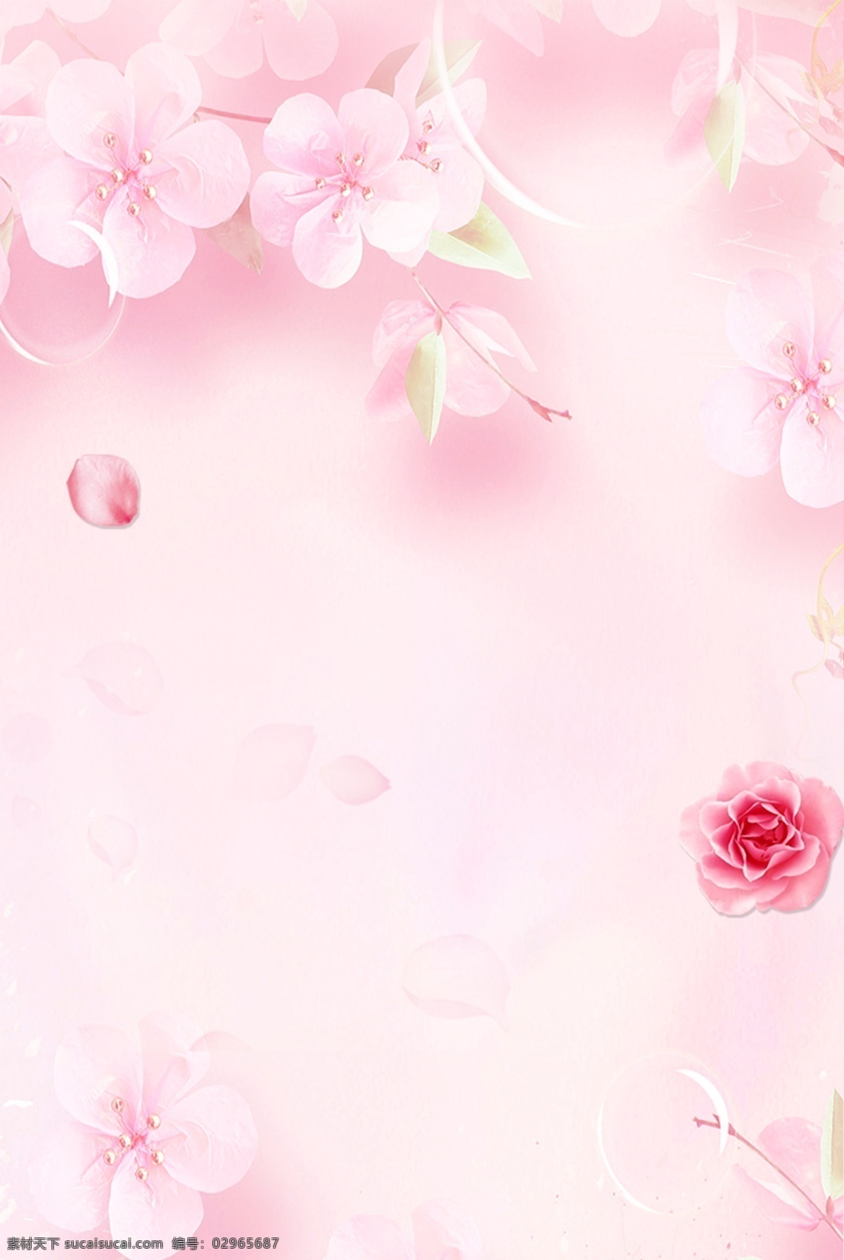 文艺 小 清新 桃花 花朵 底纹 背景 海报 花朵背景 浪漫 简约 小清新 玫瑰 花瓣