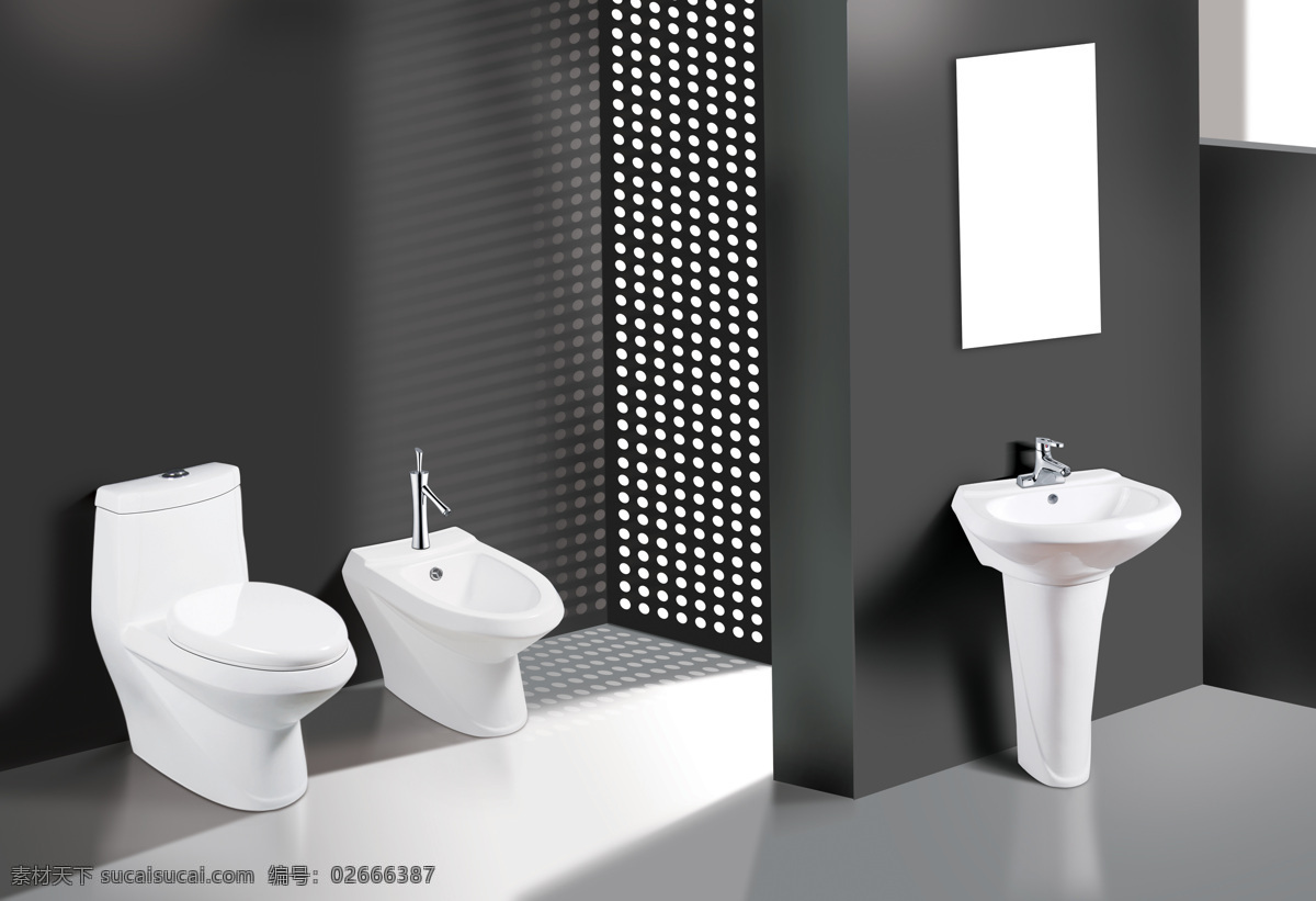 卫浴 套间 环境设计 马桶 室内设计 洗手盆 卫浴套间 家居装饰素材