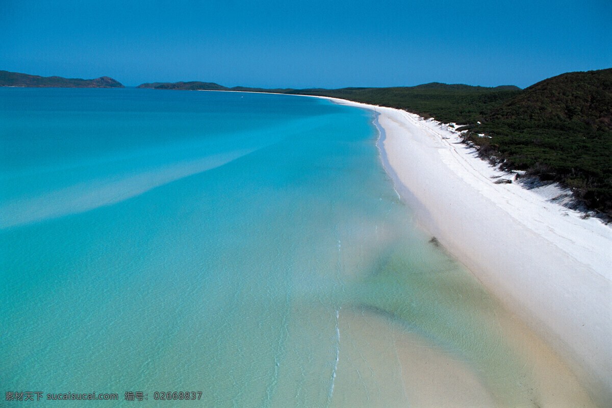 白色 海滩 蓝色调 蓝天 山水风景 摄影图库 自然景观 白色的海滩 白色沙滩 安静的海 psd源文件