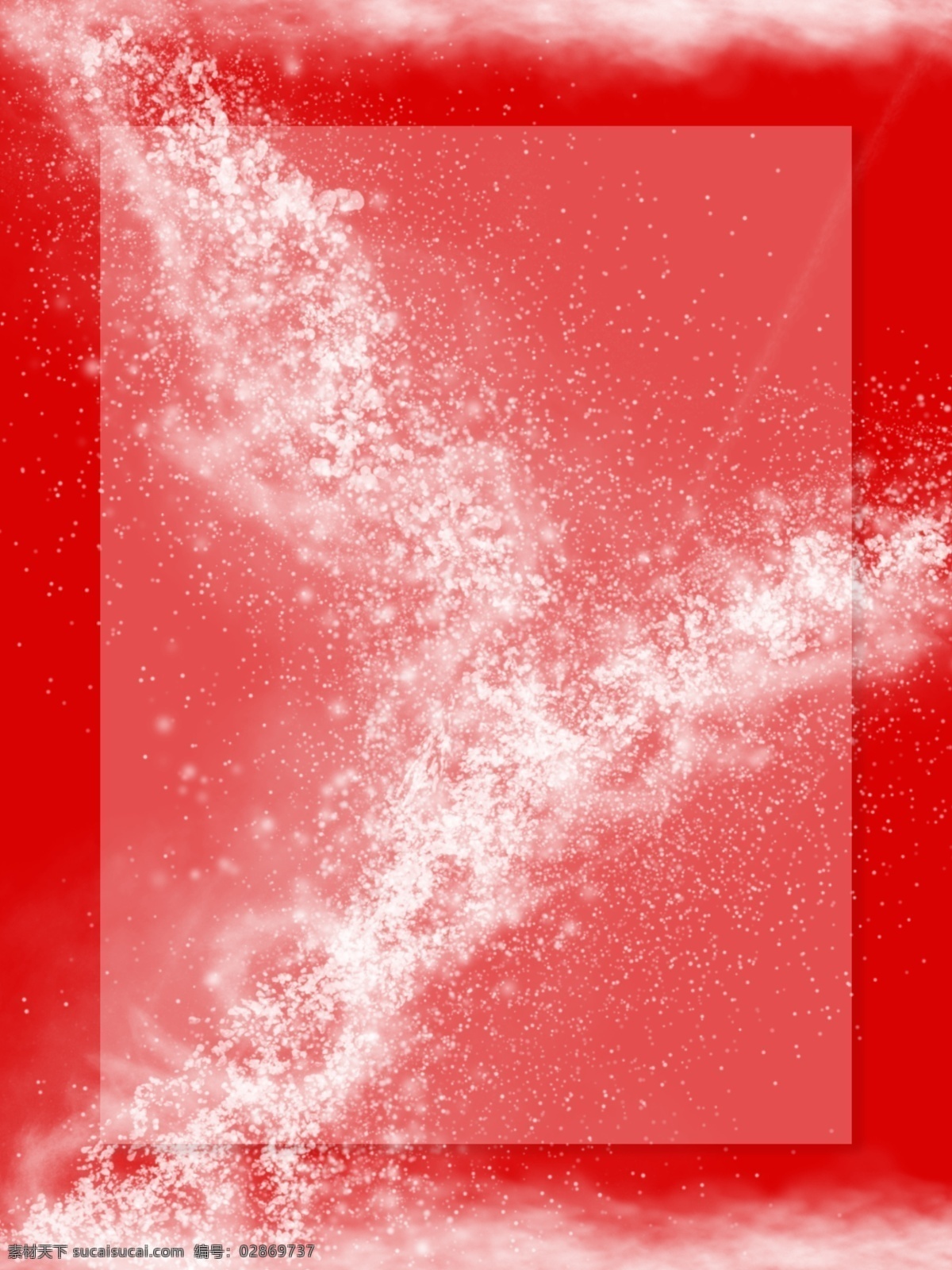 全 原创 圣诞节 红 白 星空 雪景 简约 背景