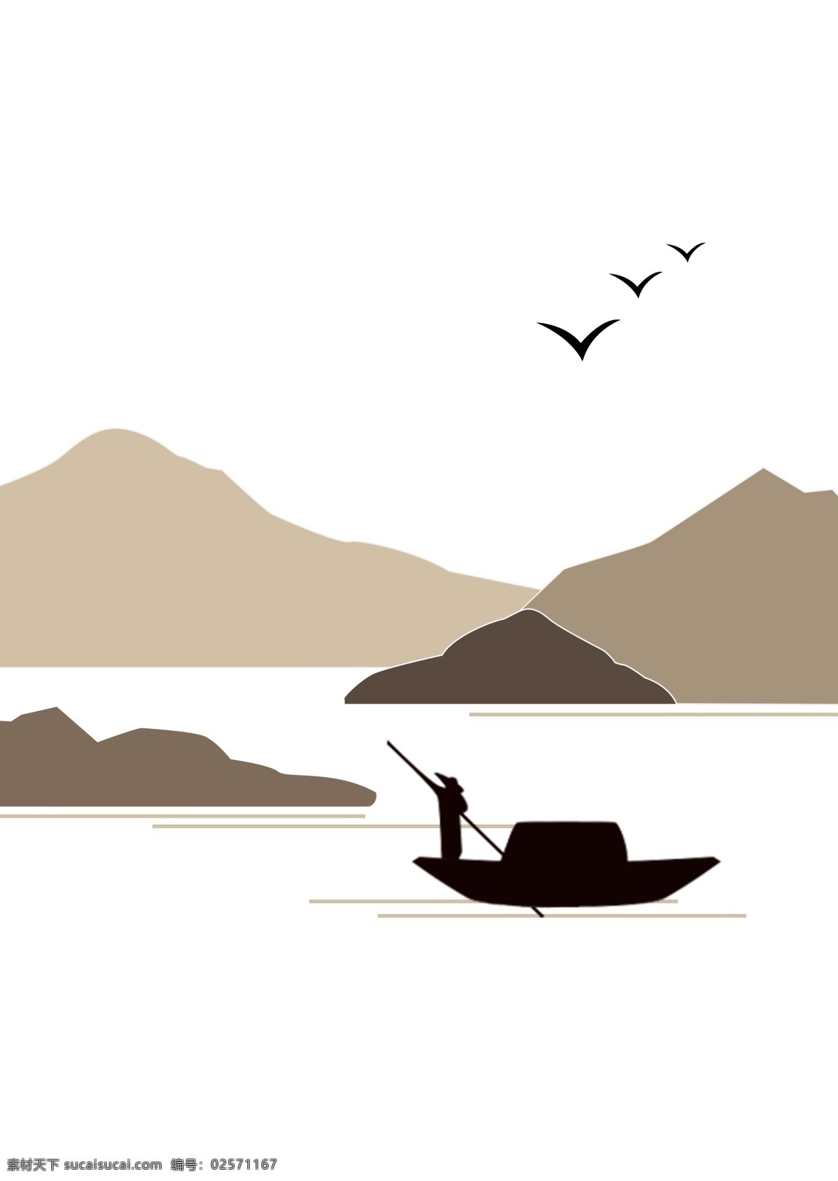 打鱼 山 剪影 捕鱼 船 渔民 自然景观 人文景观