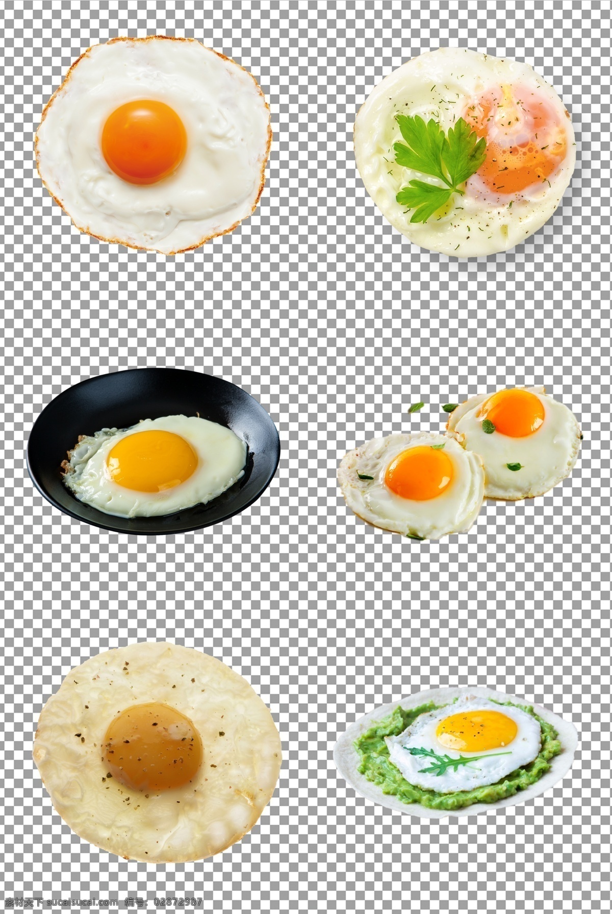 煎蛋 荷包蛋 营养 早餐 美味 煎荷包蛋 免抠 无背景 免抠图 抠图 元素 透明 通道 png免抠图 分层