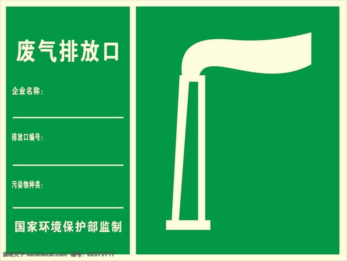 废气排放口 废气 排放口 环境 污染物 排放