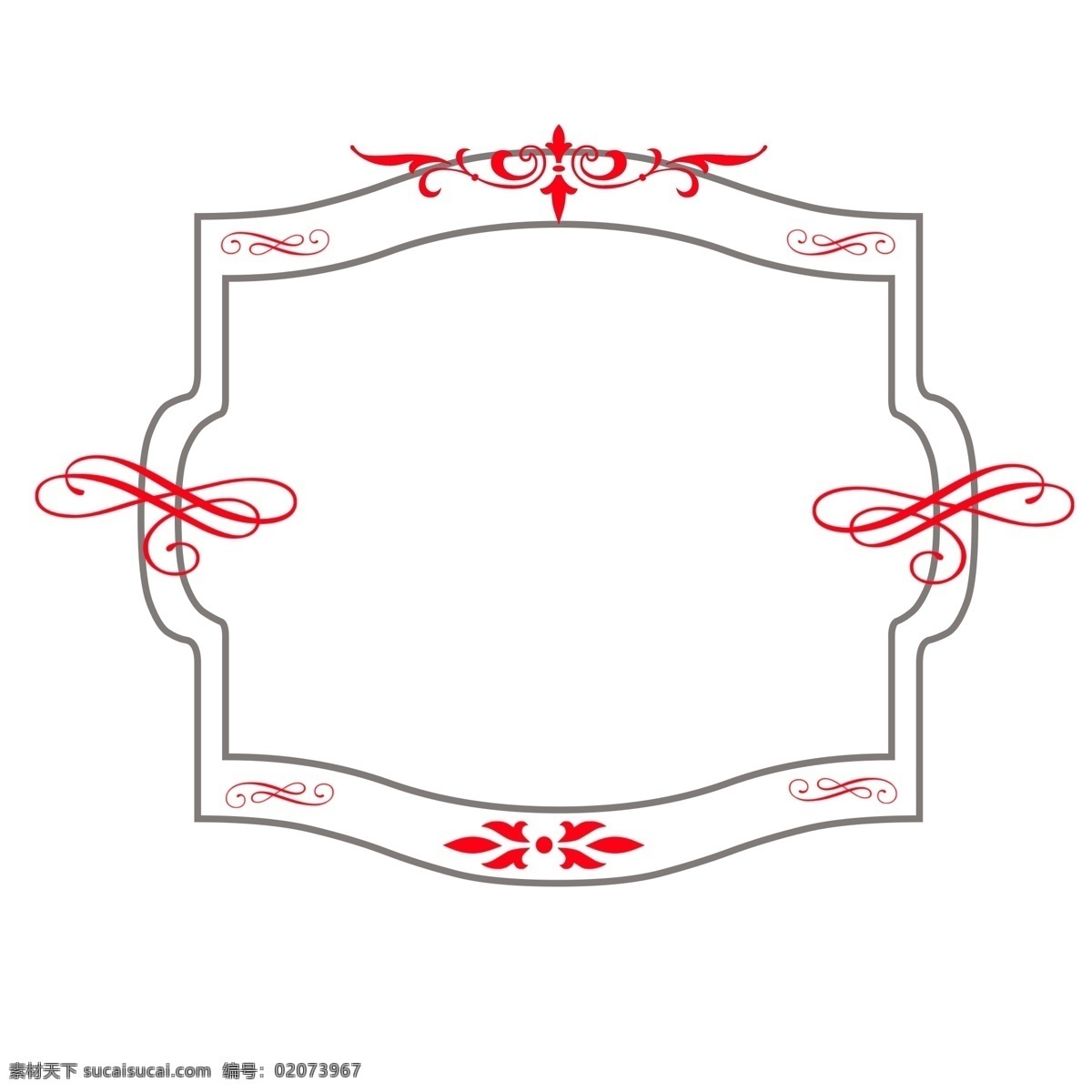 红色 喜庆 创意 方形 边框 元素 红色花纹 中国风 花纹 花边 装饰 唯美 相框 传统边框 古风 新年边框 边框设计 文本框