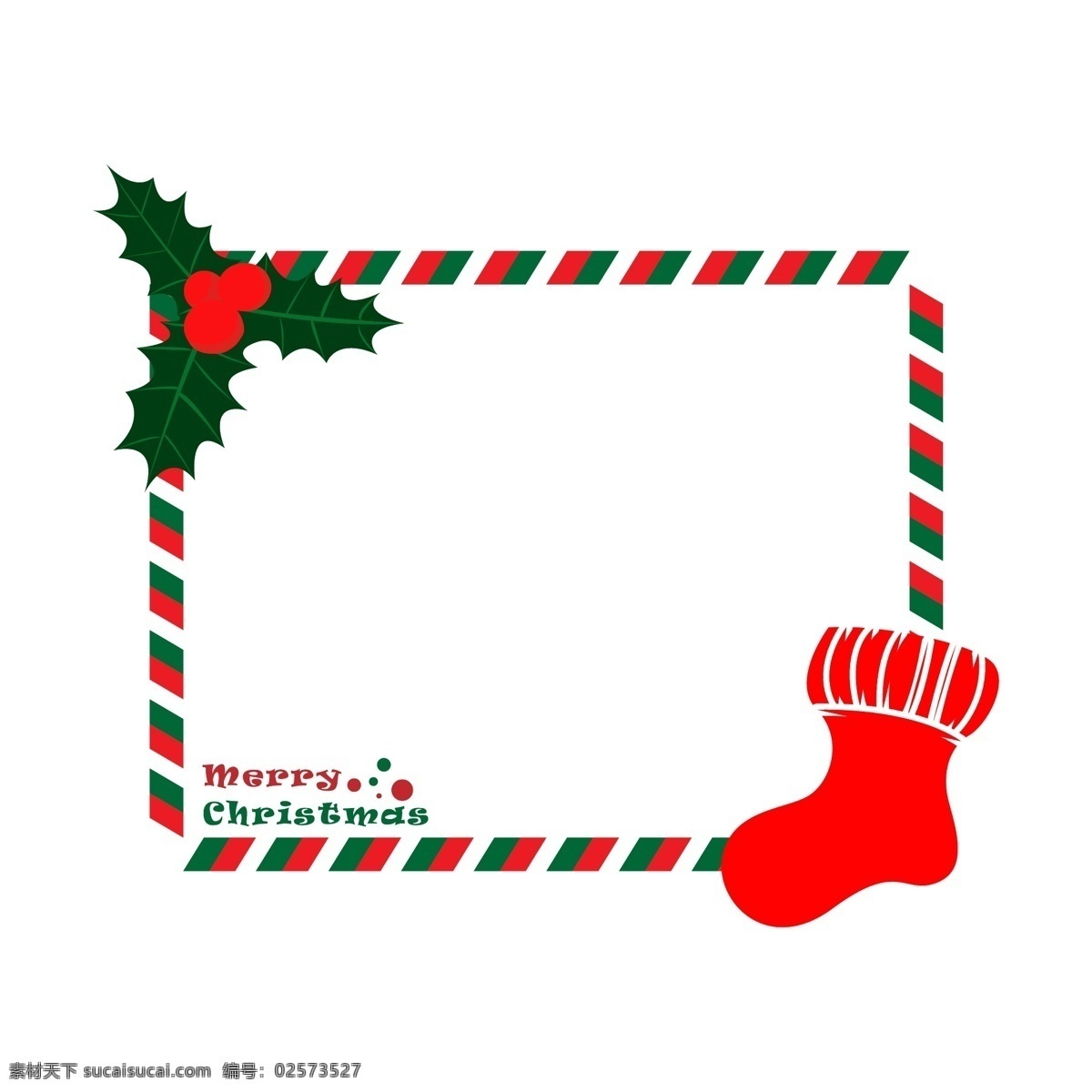 圣诞节 圣诞 元素 贺卡 边框 圣诞夜 红袜子 卡通插画风格 海报 banner