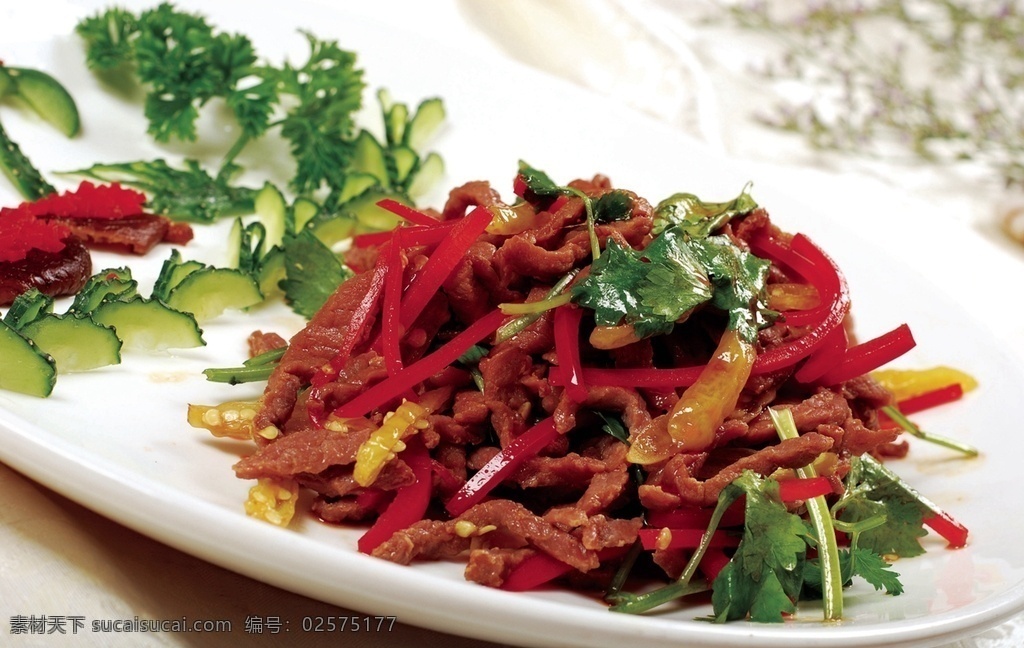 山椒牛肉丝 美食 传统美食 餐饮美食 高清菜谱用图