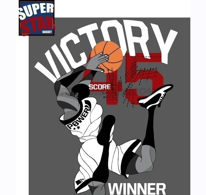 victory 运动 篮球 superman 体育运动 文化艺术 矢量