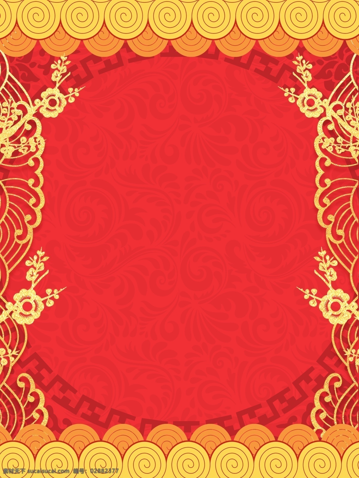 红色 喜庆 2019 新年 背景 中国风 传统 背景图 创意 猪年 彩绘背景 通用背景 特邀背景 促销背景 背景展板图