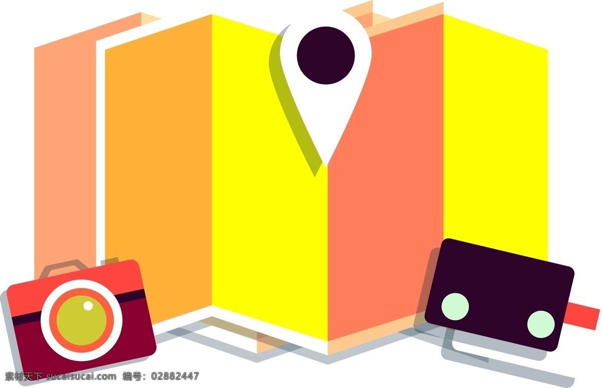 照相机 图案 元素 图标 商用 矢量图 标签