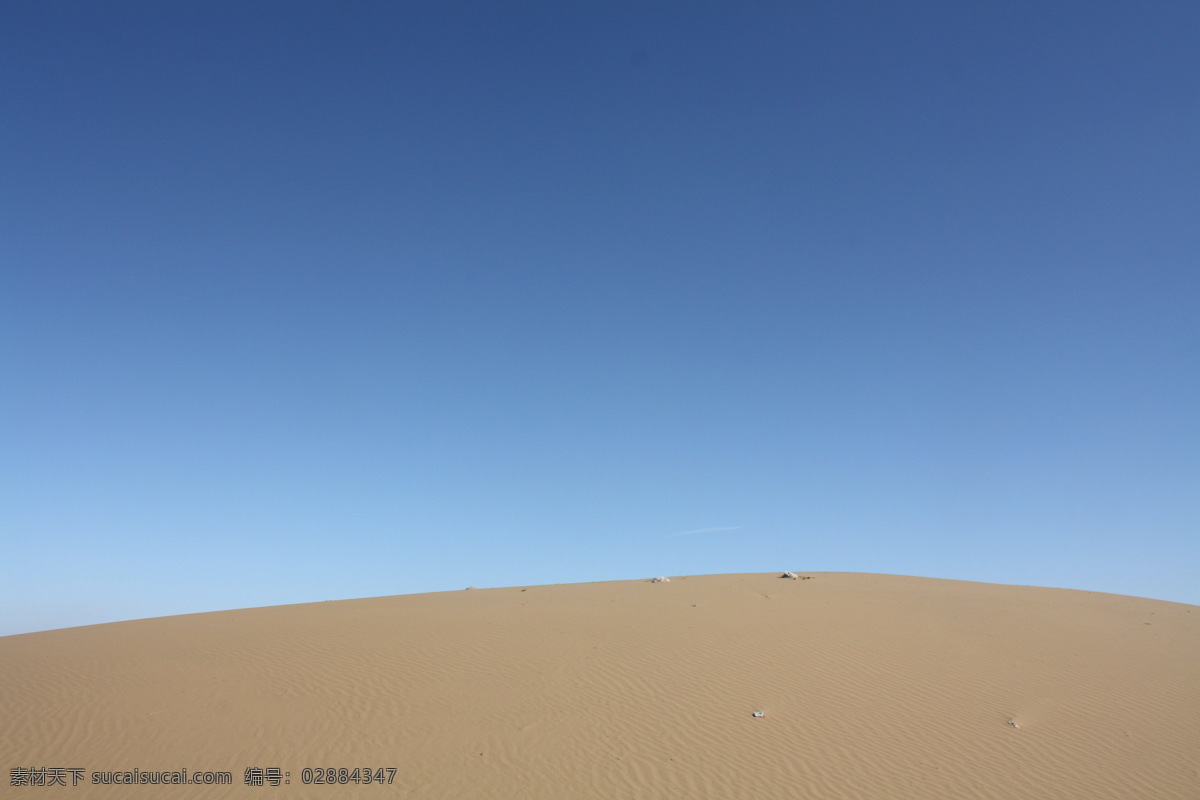 大漠孤烟直 沙漠 边境 沙 蓝天 中国 山水风景 自然景观 蓝色