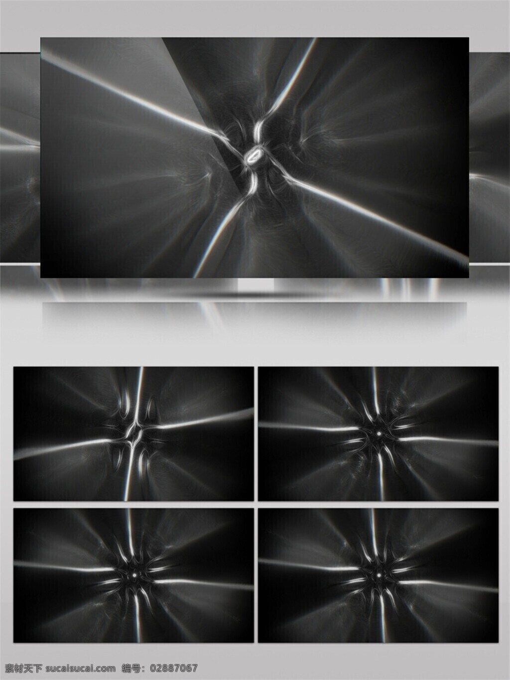白色 星际 光束 动态 视频 激光 动感 电脑屏幕保护 高清视频素材 3d视频素材