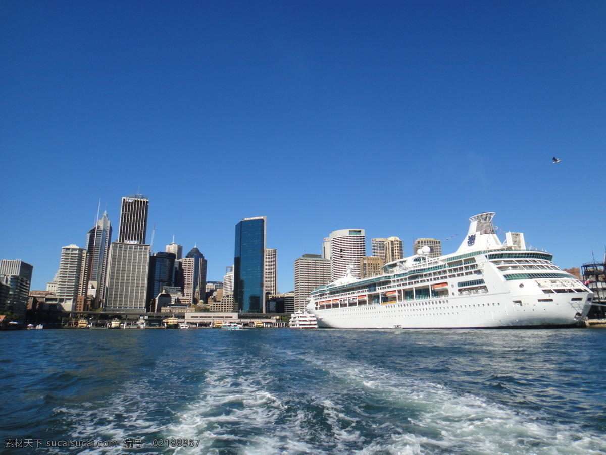 风景 港口 国外风景 国外旅游 海景 海湾 蓝天 旅游摄影 悉尼海景 岸边建筑 平静的海 轮船 悉尼 文森 湾 风光 生活 旅游餐饮