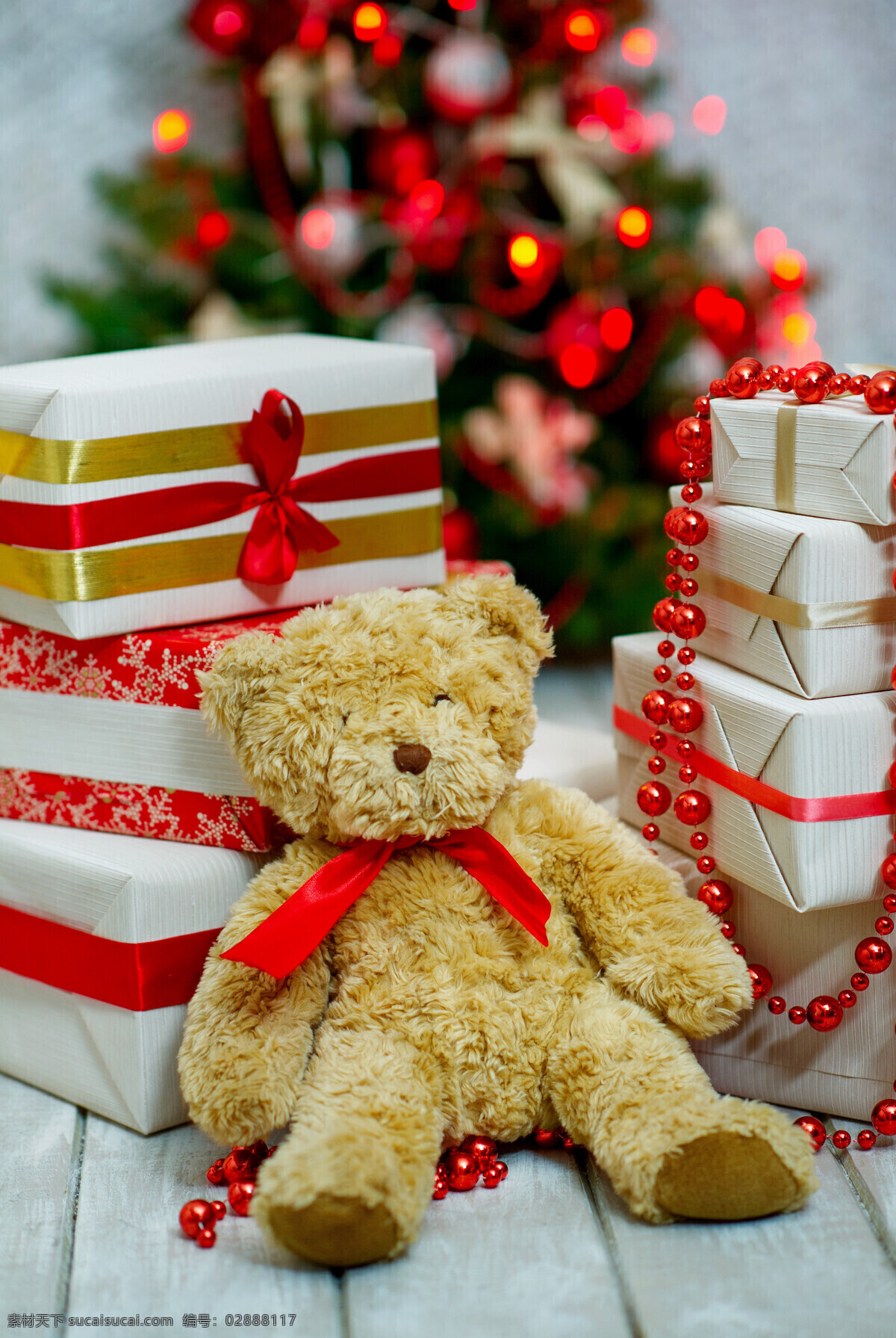 毛绒玩具 礼物 地板 礼盒 珠帘 圣诞树 圣诞球 其他类别 生活百科 红色