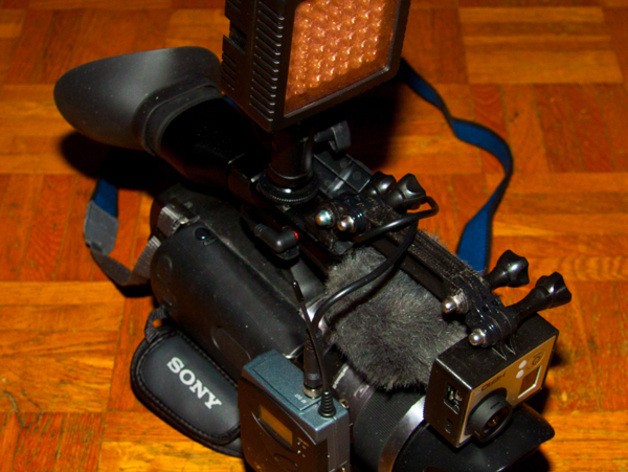 森 海塞尔 索尼 相机 脚架 接收机 安装 丝绸 3d打印模型 游戏玩具模型 基板 beltpack ew100 东西100 nex vg 接收器 森海塞尔 发射机