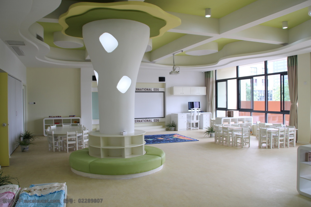 幼儿园效果图 幼儿园 效果图 幼儿园模型 课桌 课堂 教室 手绘墙 环境设计 室内设计 室内学校 教育 活动室 柜台 室内摄影 建筑园林