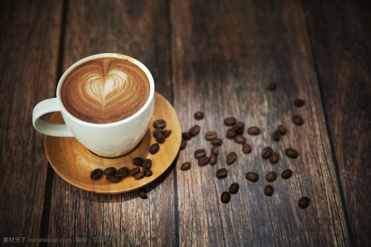咖啡豆 美味 咖啡 白玫瑰 咖啡杯子 咖啡背景 木板背景 餐饮美食 咖啡图片