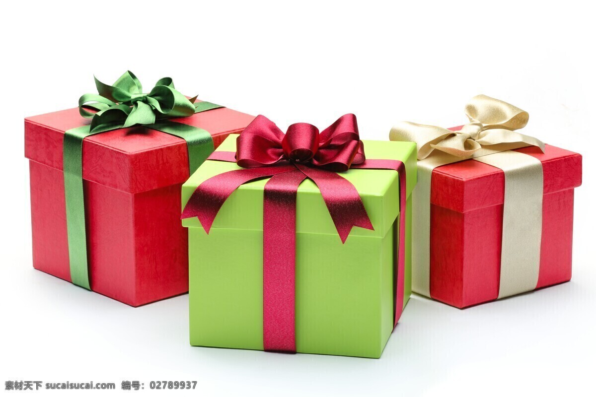 彩色 圣诞 礼物 盒 蝴蝶结 圣诞节 礼物盒 节日庆典 生活百科