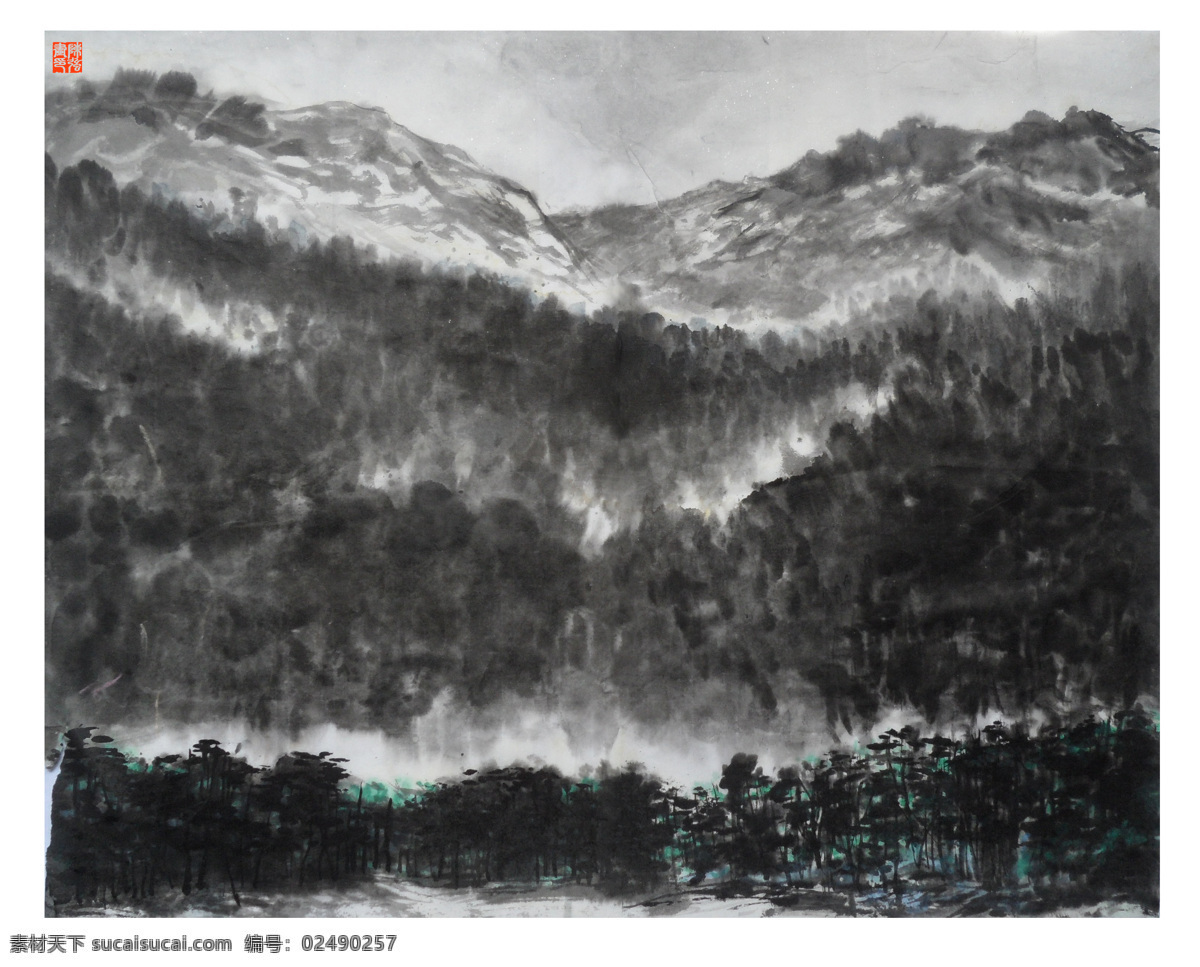 水墨 山水风景 写意 水墨画 风景写意 山水画 风景画 名画 国画 中国画 绘画艺术 装饰画 挂画 书画文字 文化艺术