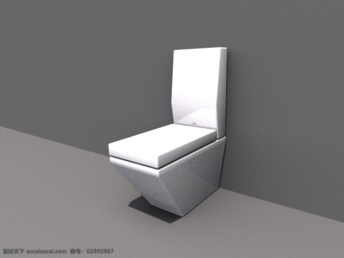 坐便器 家居室内 模型 卫浴模型 3d模型素材 家具模型