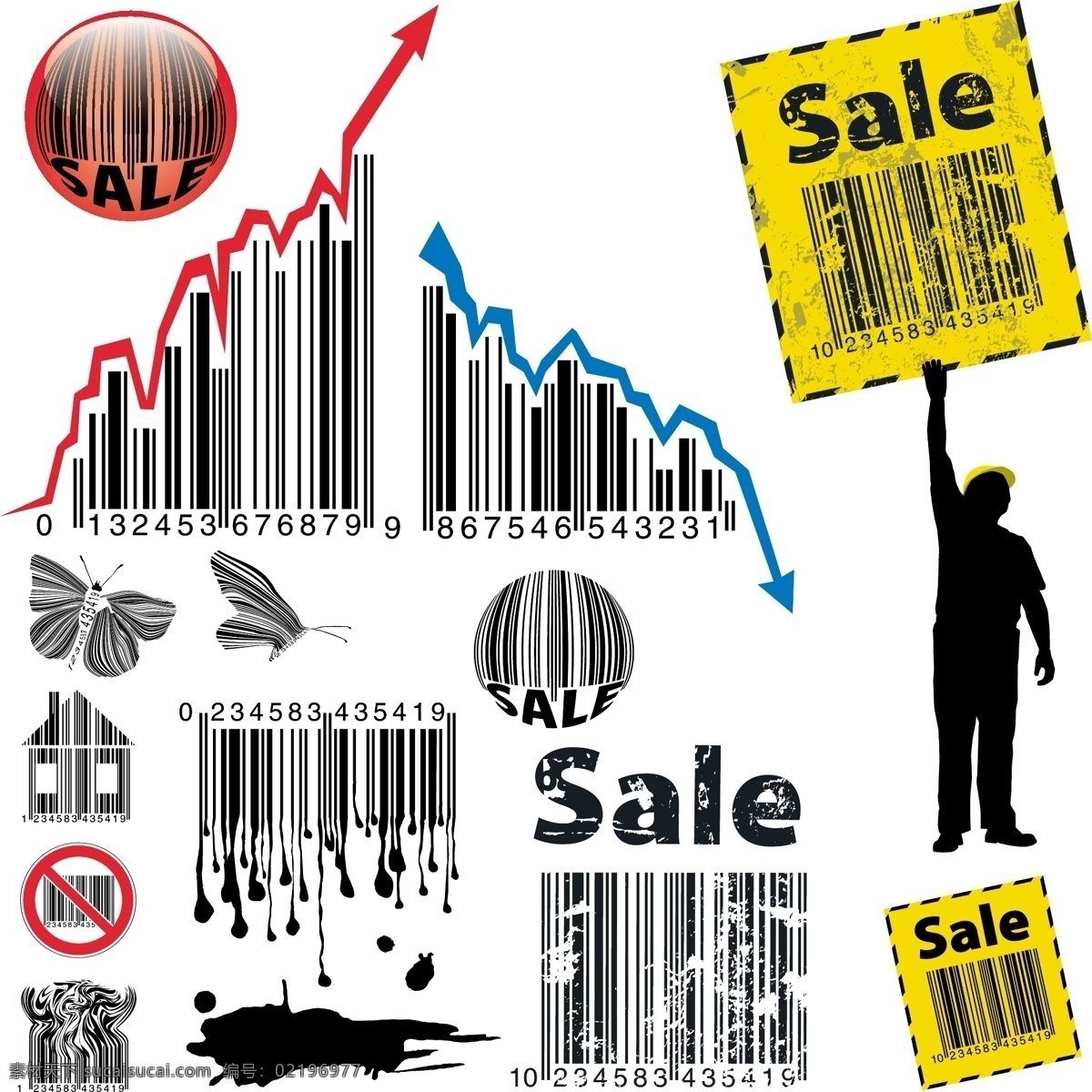销售 维修 矢量 sale 蝴蝶 黄色 箭头 禁止 举牌 明 曲线 人物剪影 矢量素材 矢量销售 条纹码 警示带 封锁 道路维修 维护 矢量图 其他矢量图
