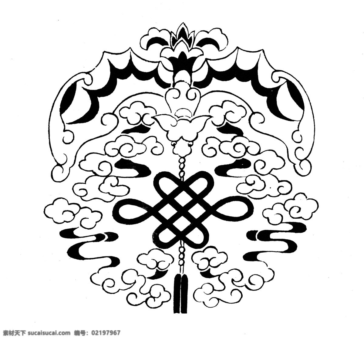 福份无疆 吉祥 图案 设计素材 吉祥图案 装饰图案 书画美术 白色