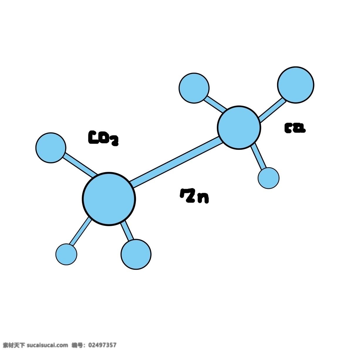 蓝色 化学 分子结构 物 化学结构图 化学分子 化学分子式 结构图 分子式 插画