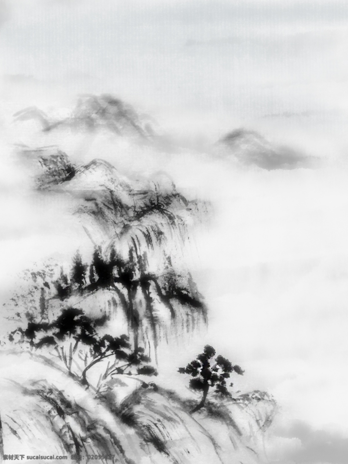 水墨 古风 风景 手绘 背景 中国风 水墨背景 水墨古风 手绘背景