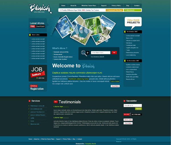 个人 主 站 html 模板 html模板 网页素材 个人主站 网页模板