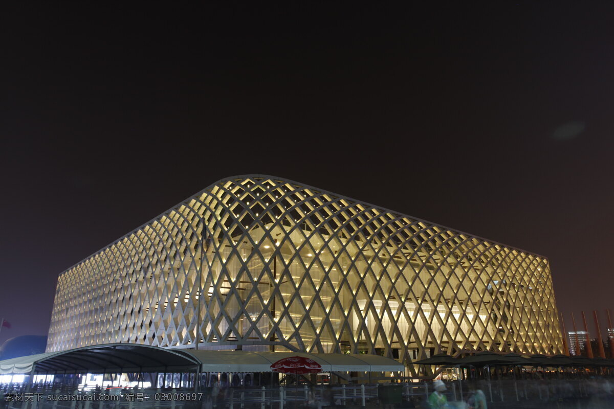 上海 世博会 法国 馆 夜景 照片 上海世博会 法国馆 建筑摄影 建筑园林