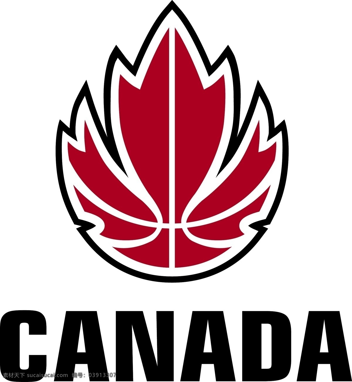加拿大 篮球 加拿大人 加拿大篮球 矢量图 其他矢量图