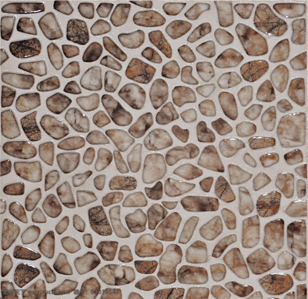 小石头地砖 喷墨 瓷砖 陶瓷 分层 小地砖 琥珀釉 抛晶砖