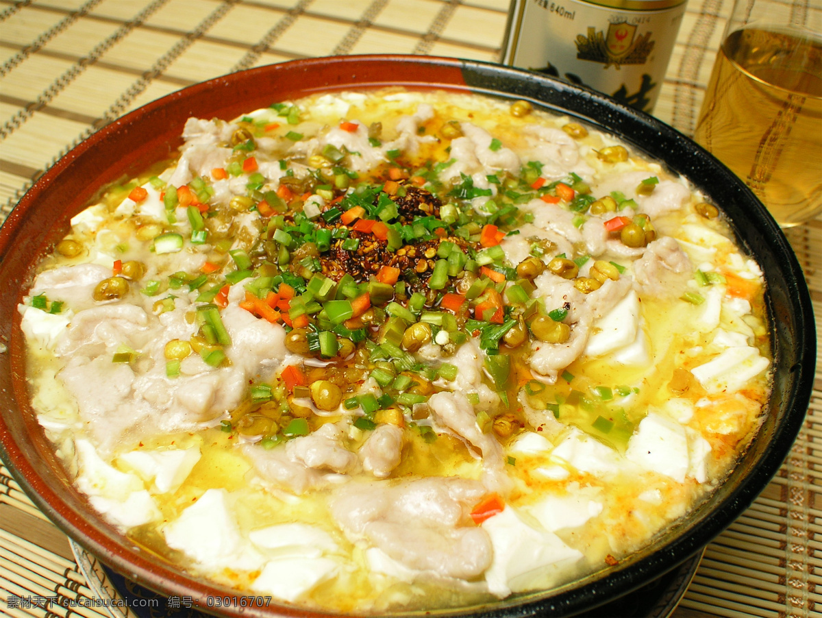 豆花肉片图片 豆花肉片 美食 传统美食 餐饮美食 高清菜谱用图