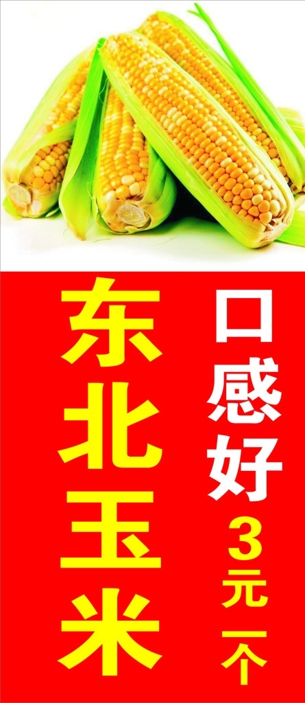 东北玉米 玉米 煮玉米 口感好 3元一个 玉米棒