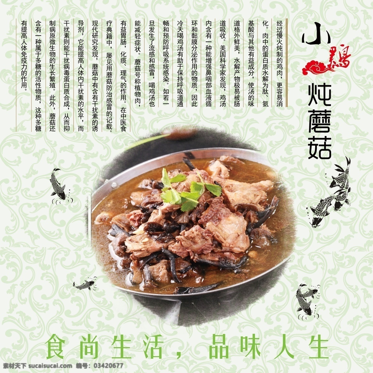 小鸡 炖 蘑菇 海报 小鸡炖蘑菇 炖小鸡 炖菜